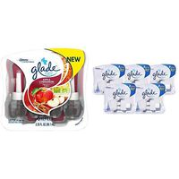 Glade PlugIns Scented Oil Set, 2 ct: Glade Electric Warmer (2 ct), PlugIns Scented Oil Refill, Apple Cinnamon (5 ct)