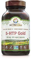 5-htp 100mg, 120 Vegetarian Capsules - The Gold Standard Pure 5-Htp Extract Guaranteed Free of Harmful Peak-x, Gmos, Allergens