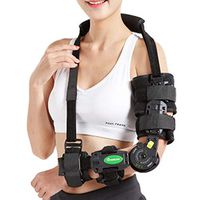 WXMYOZR Elbow Brace with Sling Arm Wrist Elbow Brace Upper Limb Elbow Forearm Joint Holder Adjustable Post Elbow Brace Stabilizer Splint Arm Injury Recovery