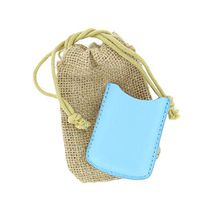 Tampa Fuego Cigar Lighter Case Genuine Leather Pale Blue Lined Fits Xikar Made in USA