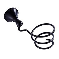 LOSYU Spiral Hair Dryer Holder, Wall Mounted Brass Blow-Dryer Rack, Organizer Hair Care Styling Tool, Nail-Free Glue Or Punching Installation for Bathroom Washroom Salon