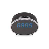 1080p HD DVR Night Vision Spy Nanny Cam Motion Activated Table Clock Security Hidden Camera IR Night Vision Spy Camera Secret Camera Security Camera 1 Year Replacement Grantee