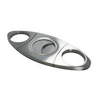 FULUSHOU Stainless Steel Double-Edged Cigar Cutter Scissors Sharp Cigar Cutter