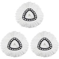 3 Pack Spin Mop Replacement Head for OCedar Microfiber Mop Head Refills Easy Cleaning Mop Head Replacement