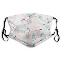 Floral Protective Mask with Gasket Disposable Water Repellent Multilayer Filter Adult Sunscreen Large Mask M