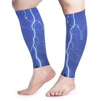 Lightning and Thunder Soft Unisex Calf Sleeve Relief Pain 1 Pair Ankle Support Calf Compression Sleeve Leg