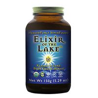 HealthForce SuperFoods Elixir of The Lake Powder - 150 Grams - Klamath Lake Blue Green Algae Supplement, Supports Endorphin Production & Mood - Organic, Vegan, Gluten Free - 75 Servings
