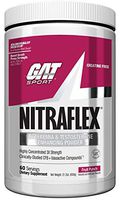 GAT - NITRAFLEX Fruit Punch - Testosterone, Nitric Oxide, Strength, Energy, Boosting Powder, Improve Exercise Performance, Creatine-Free - 600 Gram (Pack of 1)