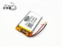 BIHUADE 3.7V 352540 320MAH Lithium Polymer Li-Po R20echargeable Battery for DIY Mp3 MP4 MP5 GPS (352540)