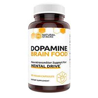 Natural Stacks Dopamine Supplement 60 ct - Healthy and Natural Dopamine Production - Formulated to Feel Alert and Engaged - Mood Booster