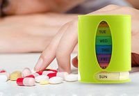 URBeauty 1PCS 28 Slots Morning Noon Evening Colorful Pill Box 7 Day Week Medicine Tablet Drug Holder Storage Box Pillbox Case Organizer Container