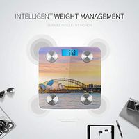 Bridge and Opera House Bright Sydney Harbour Smart Fitness Infant Scale Digital Electric Scales for Weight Tracks 8 Key Compositions Analyzer Sync with Fitness Apps 400 Lbs