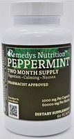 Peppermint Remedy's Nutrition MEGA Strength 1,000 mg per Capsule/60,000 mg per Bottle Vegan VCaps