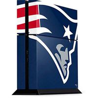 Skinit Decal Gaming Skin for PS4 Console - Officially Licensed NFL New England Patriots Large Logo Design