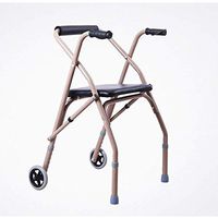 Standard Walkers Walking Aid Walking Stick Pulley Folding Non-Slip Walking Stick with Hospital Walker Elderly with Seat Walking Frames