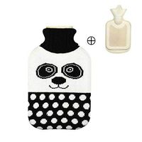 FANCY PUMPKIN 500 ml Hot Water Bottle with Cover Hot& Cold Relief-Panda