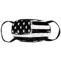 Black and White American Flag Dustproof Earloop Face Covers for Women Men, Pollen Climbing Climbing Half Face Mouth Cover - Anti Allergy Face and Nose Cover