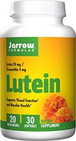 Jarrow Formulas Lutein, Supports Vision and Macular Health Function*, 20 mg, 30 Softgels (Pack of 2)
