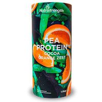 Vegan Protein Powder by Nutristrength | Pea Protein Isolate with Naturally Enhanced Flavour | Soy & Lactose (Dairy) Free | 100% Plant Based Lean & Low Fat Nutritional Powder- Cocoa Orange Zest 2lb…