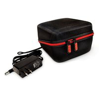 HQRP Hard Case and AC Adapter Compatible with Vive Precision Automatic Upper Arm Blood Pressure Monitor