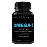 Authentic Pure Alaska Ocean Wild Catch Fish Oil 1200 MG, Omega-3 Premium: Pharmaceutical Grade Omega3 Fish Oil - No Aftertaste, Burp-Less