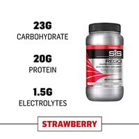 Science in Sport Rego Rapid Recovery Protein Shake Powder, Strawberry Flavor Post Workout Supplement Drink - 1.25 lb