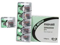 Maxell Sr920sw 371 Silver Oxide Cell Pack of 5 Made in Japan