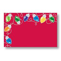 Bright Christmas Lights Enclosure Cards/Gift Tags - 3 1/2 x 2 1/4in. (50)