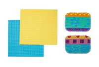 Paperless Kitchen Cleaning Cloths and Scrubs Combo Pack | Two Premium Dish Wash Scrubs and Two Cleaning Cloths | 5″ x 6″ Wash Scrub and 7″ x 8″ Cleaning Cloth