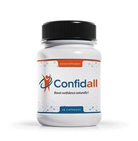 CONFIDALL - Confidence Boosting Anti Anxiety Anti Depressant Positive Mood Enhancer 5HTP GABA Nootropic Video Game Supplement Reduce Stress Increase Focus Gamer Edge Be Calm Relax 30 Capsules New