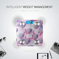 Bluetooth Smart Weight Scale Art Cute Fashion Cartoon Drawing Lines Scale Bmi Body Fat Composition Monitor Analyzer with Smartphone App for Body Management-396 Lbs