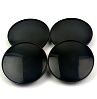 68mm/62mm Black Car Wheel Center Hub Caps Base 4pcs