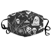Happy Halloween Elements Marvellous Dust Mouth Mask Reusable Anti-Dust Face Mask Adjustable Earloop Skin Protection
