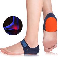 HELLCUP Heel Cushion Protectors, Heel Cups Plantar Fasciitis Treatment Heel Pain Relief Protectors for Heel Spur, Cracked Heels, Achilles Tendonitis, Poron Heel Support Sleeves Seat Wraps, M