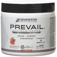 Prevail Pre Workout Powder with Nootropics: Best Pre Workout for Men and Women, Cutting Edge Energy and Focus Supplement with L Citrulline, Alpha GPC, L Tyrosine, Neurofactor | Watermelon, 40 Scoops