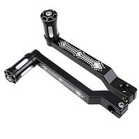 Frames & Fittings Motorcycle CNC Edge Cut Heel Toe Shift Lever w/Shifter Peg for Harley Electra Glide Heritage Softail FLTR FLHR Touring - (Color: F)