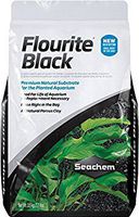 Seachem Flourite Black Clay Gravel - Stable Porous Natural Planted Aquarium Substrate 15.4 lbs