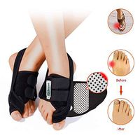 Bunion Correctors – Hallux Valgus Bunion Protector with Adjustable Hook and Loop Toe Straighteners – Ideal for Night Time Bunion Correction and Hammer Toe Pain Relief (M)