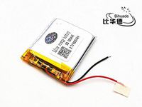 BIHUADE 3.7V 503445 900MAH Polymer Lithium Battery for MP4 GPS MP3 Bluetooth Stereo DIY Gift
