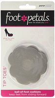 Foot Petals Women's Tip Toes Ball of Foot Cushions SILVER ROSE One Sz