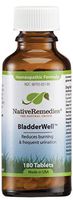 Native Remedies BladderWell Tablets - Natural Homeopathic Formula for Burning and Frequent Urination - Supports Bladder Health - 180 Tablets