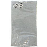 Lillian Tablesettings 15-Piece Bistro Napkins Set, Silver