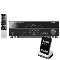 Yamaha RX-V571BL 7.1 Channel 630 Watt AV Receiver (Each, Black) & Yamaha YDS-11SL iPod Dock for select Yamaha AV Products Bundle