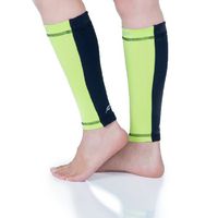 FitwearUSA 2 Pack FuturX Compression Sleeves (Lime/Black-L/XL)
