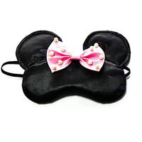 Bow Minnie Mouse Sleep Mask, Minnie Mouse Silk Sleep Mask, Sleeping Mask for Women, 100 % Silk Eye Mask, Minnie Mouse Mask for Girls, Minnie Mouse Gift, Gift for Her, Blindfold Eyeshade