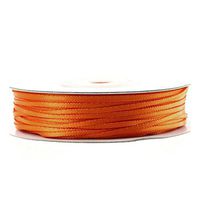 Ben Collection 1/16" X 100 Yard Double Faced Satin Ribbon (Orange)
