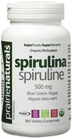 Prairie Naturals Organic Spirulina Tablets, 360 Count