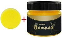 Wood Seasoning Beeswax ， Beeswax Furniture Polish Complete Solution Furniture Care Renew Cutting Boards, Woods, Bamboo, Wooden Surface Beeswax Home Cleaning (1PCS)