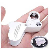 YN 30 Times 60 Times Geological Magnifying Glass High-Power LED Lights to See Diamond Waist Code Jade Jewelry Antiques Identification