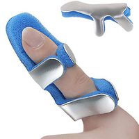 Reddhoon Frog Type Finger Splint, Finger Support Splint, Finger Straightening Brace with Padded for Pain Relief, 1 Pairs, Three Size Optional